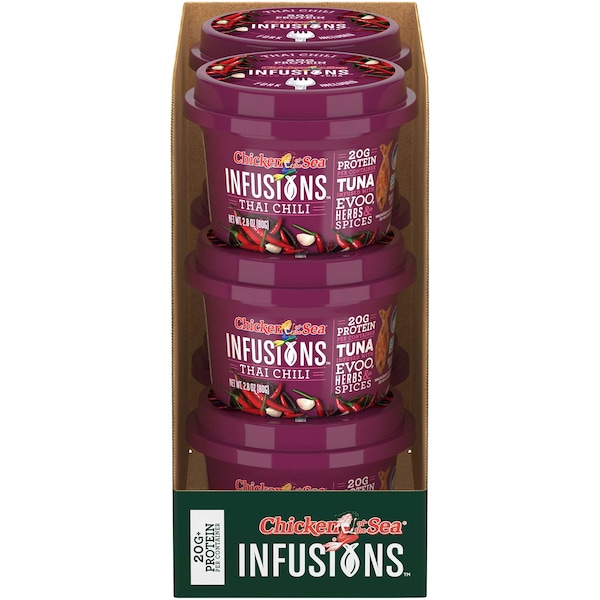 Chicken Of The Sea Infusions Tuna With Thai Chili 2.8 oz., PK6 10048000005530 - main